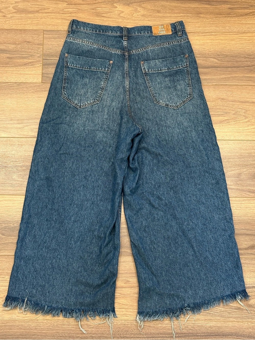 We the Free Old West Slouchy High Rise Wide Leg Size 31 Short - Picture 10 of 16